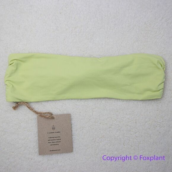 NEW Stone Fox Swim x Free‎ People lele knotted bandeau bikini top, size M - Picture 5 of 9
